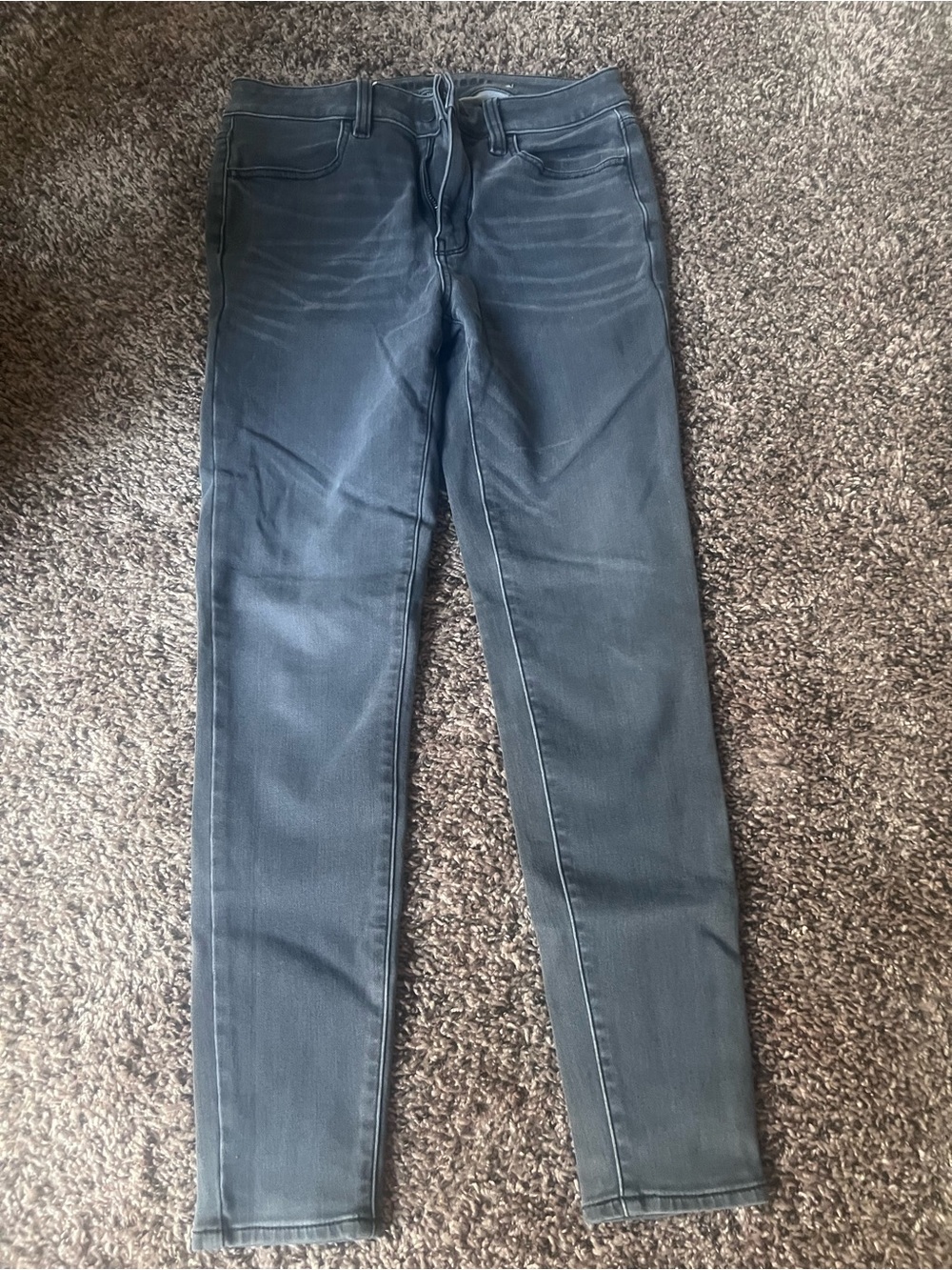 American Eagle Dark Gray Wash Skinny Jeans